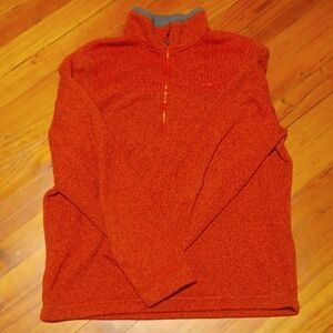 Orange Koppen Men's Quarter Zip Pullover
